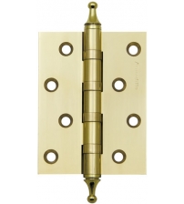 Петля универсальная латунная с короной ARMADILLO 500-A4 100x75x3 GP (золото)