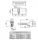 Цилиндровый механизм Apecs Premier XR-60(30/30)-NI (никель)