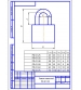 Комплект навесных замков под один ключ APECS PD-01-63 (чугун, 6 замков + 5 ключей)