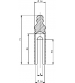 Колпачок для ввертных петель Venezia CP14 D14 мм с пешкой (полированная латунь)