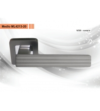 Ручки раздельные MEDIO ML-4213-20 MSB/CP (матовый никель/хром)