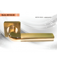 Ручки раздельные MEDIO М5102-88 МСF/К/GOLD (кофе/золото)