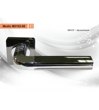 Ручки раздельные MEDIO М5102-88 ВN/СР (чёрный/хром)