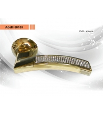 Ручки раздельные с кристаллами ADELLI 58153 РVD (золото)