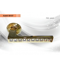 Ручки раздельные с кристаллами ADELLI 58151 РVD (золото)