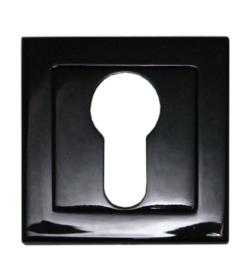 Накладка на цилиндр Leo ENT 02 СВ (чёрный)