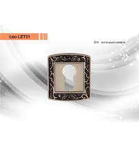 Накладка на цилиндр Leo LЕТ31 S/A (античный никель)