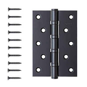 Петля универсальная APECS 120*80-B4-Steel-BLM (матовый чёрный, 4 подшипника)
