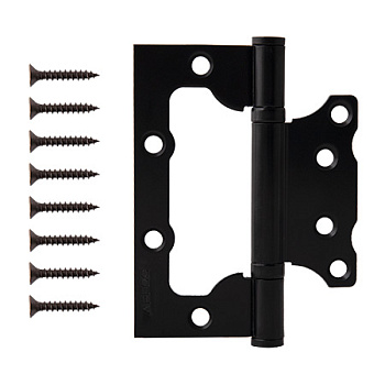 Петля накладная APECS 100*75*2,5-B2-Steel-BLM (матовый чёрный)