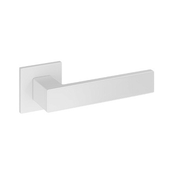 Ручки дверные CODE DECO Slim H-30111-A-WM/W (матовый белый/белый)