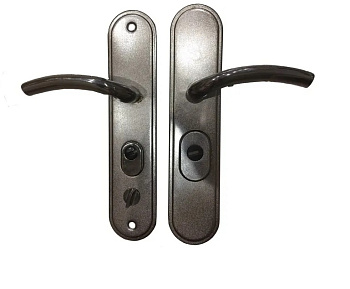 Ручка на планке для основного замка MASTER-LOCK ML-200 Ellipse R (правая, чёрный никель)