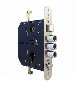 Корпус замка врезного основного PANDOOR 3525-3Р/R (крыглый ригель, правый)