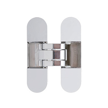 Петля врезная скрытой установки APECS 110*30-3D-Z-CR (полированный хром, до 40 кг. на 2 петли)