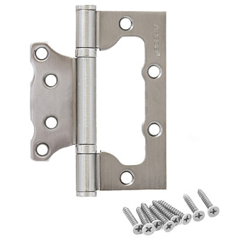 Петля накладная APECS 100*75*2,5-B2-Steel-CRM (хром матовый)