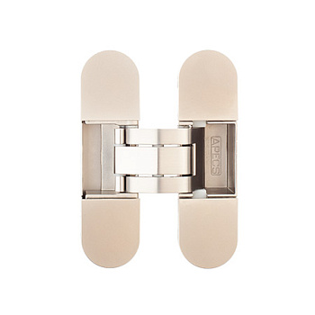 Петля врезная скрытой установки APECS 110*30-3D-Z-NISM (cуперматовый никель, до 40 кг. на 2 петли)
