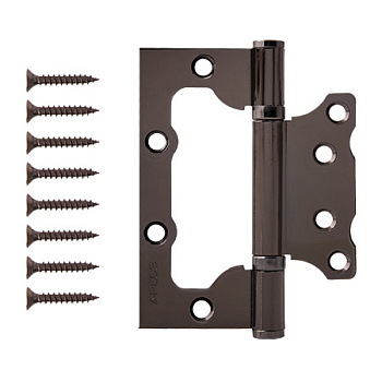 Петля накладная APECS 100*75*2,5-B2-Steel-BN (чёрный никель)