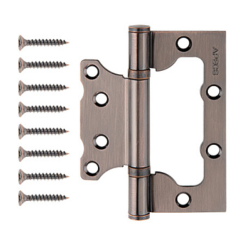 Петля накладная APECS 100*75*2,5-B2-Steel-AC (медь)