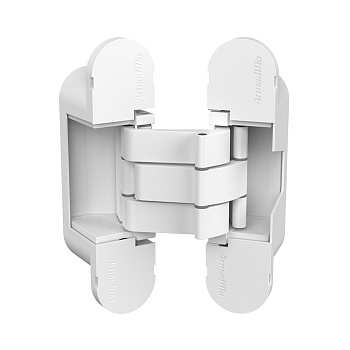 Петля скрытой установки ARMADILLO TECH U3D8000.VPG WH (матовый белый, до 60 кг. на 2 петли)